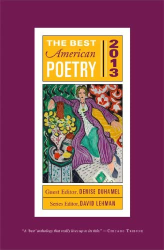 Best American Poetry 2013