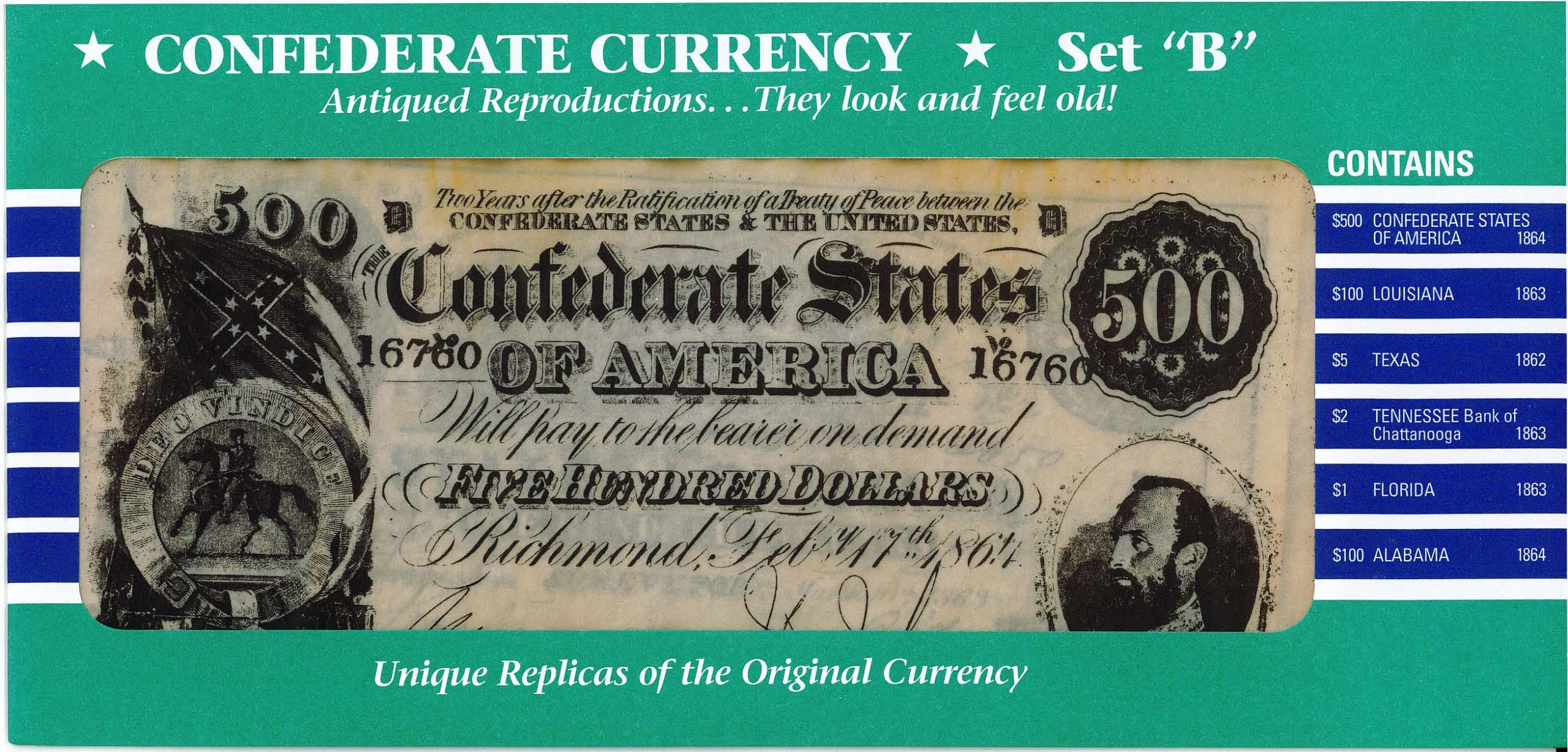 Documents- Confederate Currency “B”