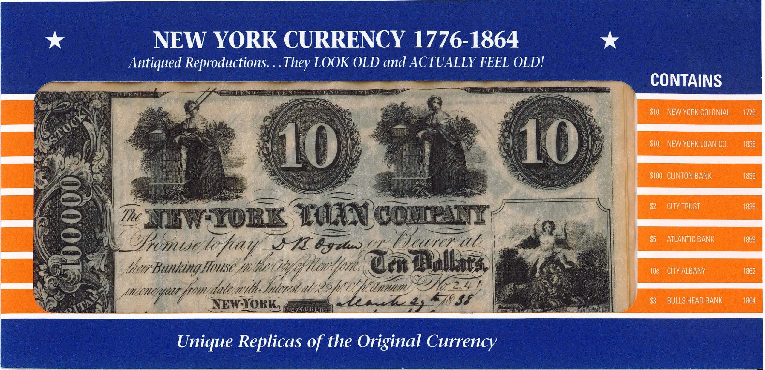 Documents- New York Currency 1776-1864
