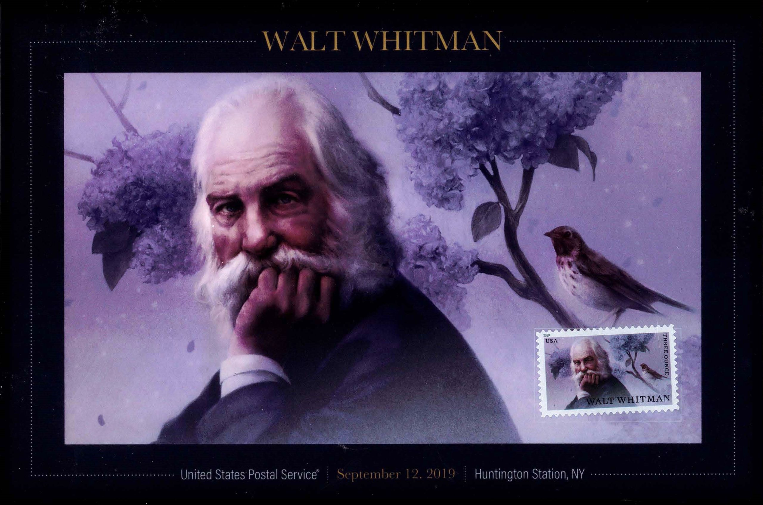 Walt Whitman Stamp Print