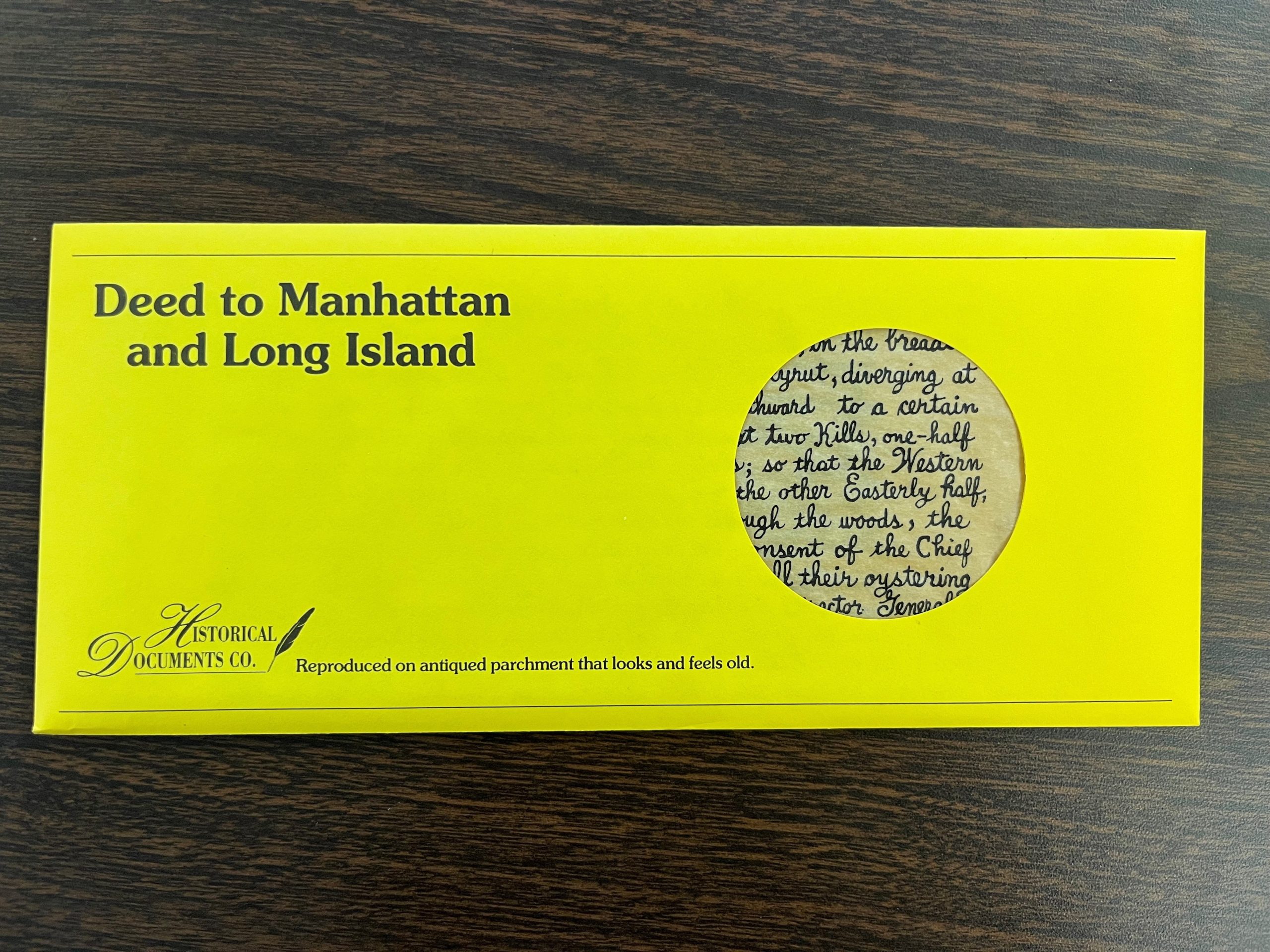 Documents – Deed to Manhattan & Long Island