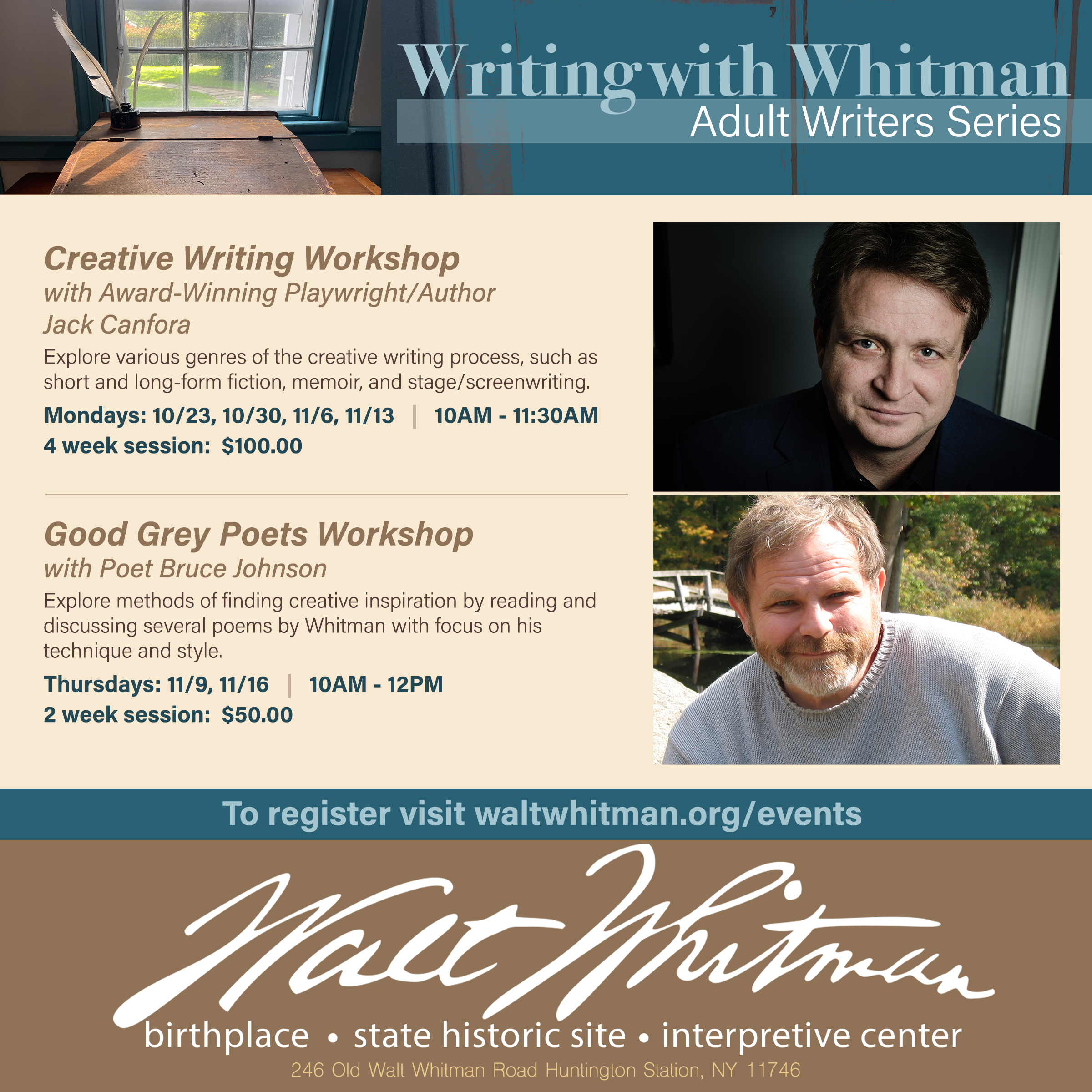 Writing with Whitman Sessions 1 & 2 Combo
